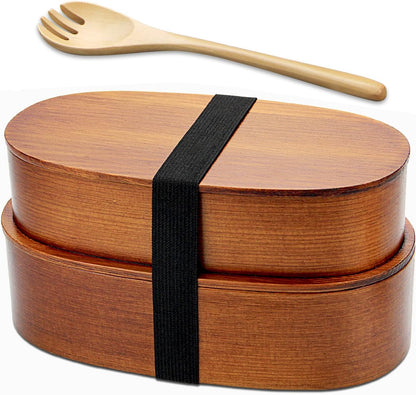 Wooden Multi-Layer Bento Box | Eco-Friendly, Large Capacity, Portable & Durable Food Container