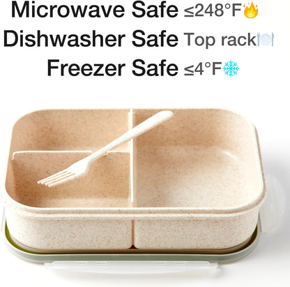 Portable Lightweight Rectangular Lunch Box | Eco-Friendly, Leakproof, Easy to Clean, Multi-Purpose