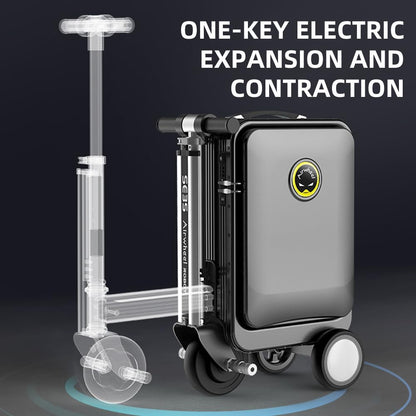 Smart rideable suitcase